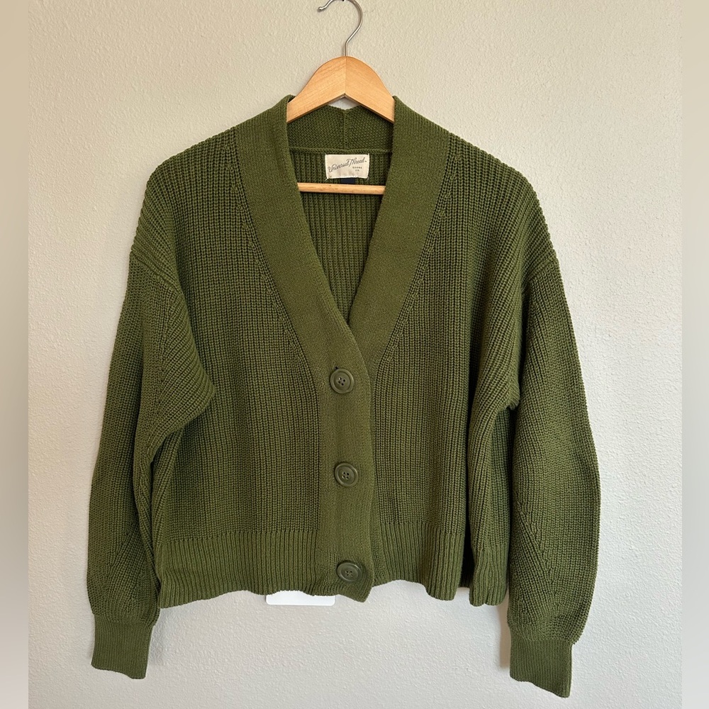 Universal Thread Deep Olive Cardigan - image 1